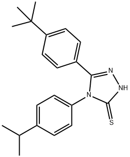 5-[4-(TERT-BUTYL)PHENYL]-4-(4-ISOPROPYLPHENYL)-4H-1,2,4-TRIAZOLE-3-THIOL price.