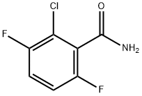 2-CHLORO-3,6-DIFLUOROBENZAMIDE Struktur