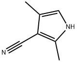 1H-Pyrrole-3-carbonitrile,2,4-dimethyl-(9CI) Struktur