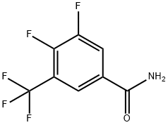 3,4-DIFLUORO-5-(TRIFLUOROMETHYL)BENZAMIDE Struktur