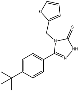 5-[4-(TERT-BUTYL)PHENYL]-4-(2-FURYLMETHYL)-4H-1,2,4-TRIAZOLE-3-THIOL price.