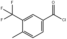 4-Methyl-3-(trifluoromethyl)benzoyl chloride Struktur