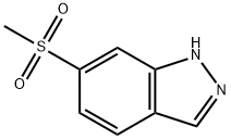 1H-Indazole,6-(Methylsulfonyl)- Struktur