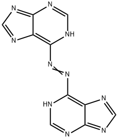 (E)-bis(5H-purin-6-yl)diazene Struktur