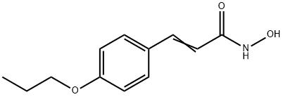 3-(p-Propoxyphenyl)-2-propenehydroxamic acid Struktur