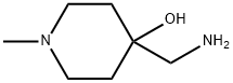 4-(Aminomethyl)-1-methyl-piperidin-4-ol Struktur