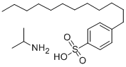 dodecylbenzenesulphonic acid, compound with isopropylamine (1:1) 