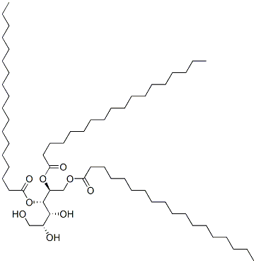 D-glucitol tristearate  Struktur