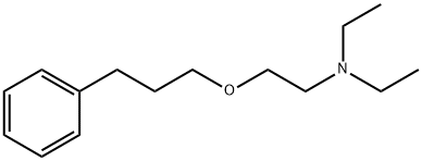 [2-(3-Phenylpropoxy)ethyl]diethylamine Struktur