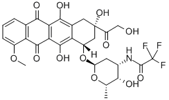 N-trifluoroacetyladriamycin Struktur