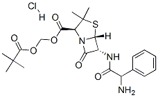 Pivampicillin Hydrochloride Struktur