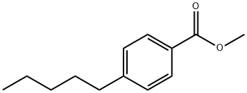 methyl p-pentylbenzoate  Struktur