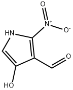 1H-Pyrrole-3-carboxaldehyde, 4-hydroxy-2-nitro- (9CI) Struktur