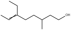 6-ethyl-3-methyloct-6-en-1-ol Struktur