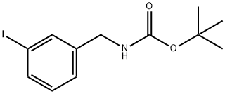 (3-IODO-BENZYL)-CARBAMIC ACID TERT-BUTYL ESTER Struktur