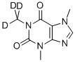 CAFFEINE-D3 (1-METHYL-D3) Struktur