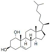 cholest-5-ene-1alpha,3beta-diol   Struktur