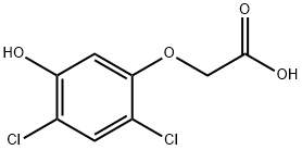 2,4-Dichloro-5-hydroxyphenoxyacetic acid Struktur