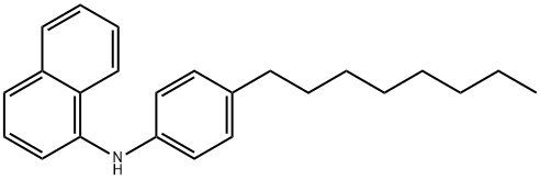 N-(4-OCTYLPHENYL)-1-NAPHTHYLAMINE Struktur