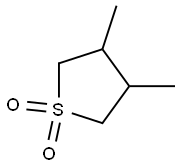 Tetrahydro-3,4-dimethylthiophene 1,1-dioxide Struktur