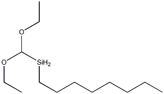 N-OCTYLMETHYLDIETHOXYSILANE Struktur