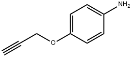 4-(2-propyn-1-yloxy)aniline(SALTDATA: HCl) Struktur