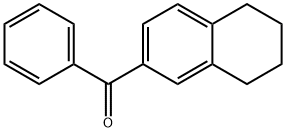 Phenyl(5,6,7,8-tetrahydronaphthalen-2-yl) ketone Struktur