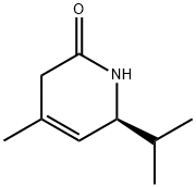 2(1H)-Pyridinone,3,6-dihydro-4-methyl-6-(1-methylethyl)-,(6S)-(9CI) Struktur