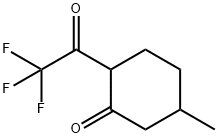 Cyclohexanone, 5-methyl-2-(trifluoroacetyl)- (9CI) Struktur