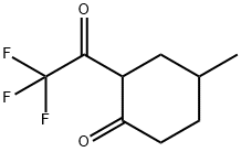 Cyclohexanone, 4-methyl-2-(trifluoroacetyl)- (9CI) Struktur