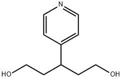 3-(4-pyridyl)pentane-1,5-diol Struktur