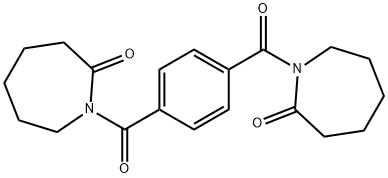 1,1'-(p-phenylenedicarbonyl)bis[hexahydro-2H-azepin-2-one]  Struktur