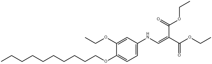 diethyl (4-decyloxy-3-ethoxyanilino)methylenemalonate