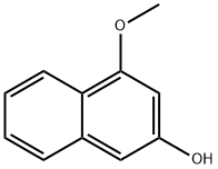 4-Methoxy-2-naphthol Struktur