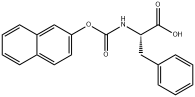 N-[(2-naphthyloxy)carbonyl]-3-phenyl-DL-alanine Struktur