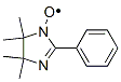 2-phenyl 4,4,5,5-tetramethylimidazoline-1-oxyl Struktur