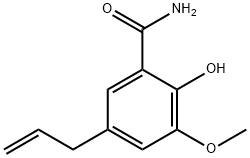 5-Allyl-2-hydroxy-m-anisamide Struktur