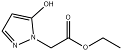 1H-Pyrazole-1-aceticacid,5-hydroxy-,ethylester(9CI) Struktur