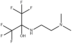 2-[(2-Dimethylaminoethyl)amino]-1,1,1,3,3,3-hexafluoro-2-propanol Struktur