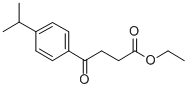 ETHYL 4-(4-ISOPROPYLPHENYL)-4-OXOBUTYRATE Struktur