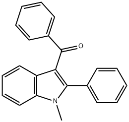 (1-METHYL-2-PHENYLINDOL-3-YL)-PHENYL-METHANONE Struktur