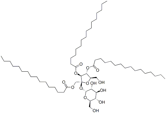 sucrose tripalmitate Struktur