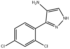 3-(2,4-DICHLOROPHENYL)-1H-PYRAZOL-4-AMINE Struktur