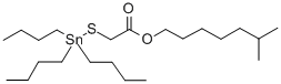 isooctyl [(tributylstannyl)thio]acetate Struktur