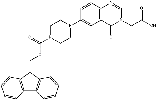 6-(N-FMOC-PIPERAZIN-1-YL)-4(3H)-QUINAZOLINONE-3-ACETIC ACID price.