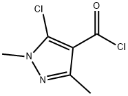 1H-Pyrazole-4-carbonylchloride,5-chloro-1,3-dimethyl-(9CI) Struktur