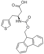 FMOC-(S)-3-AMINO-4-(3-THIENYL)-BUTYRIC ACID Struktur