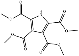 1H-Pyrrole-2,3,4,5-tetracarboxylic acid tetramethyl ester Struktur