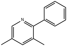 3,5-Dimethyl-2-phenylpyridine Struktur