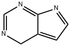 4H-Pyrrolo[2,3-d]pyrimidine (8CI,9CI) Struktur